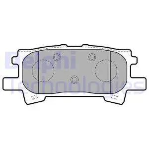 Brake Pad Set, disc brake (LP1820)