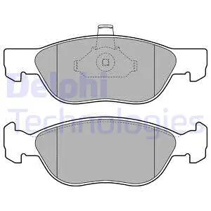 Brake Pad Set, disc brake (LP1734)