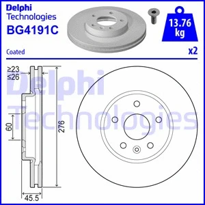Brake Disc (BG4191C-18B1)