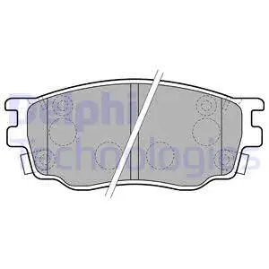 Brake Pad Set, disc brake (LP1916)