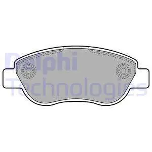 Brake Pad Set, disc brake (LP2075)