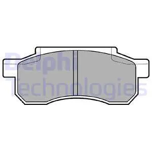 Brake Pad Set, disc brake (LP526)
