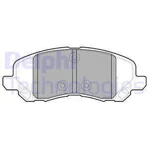 Brake Pad Set, disc brake (LP2038)