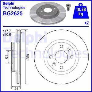 Brake Disc (BG2625)