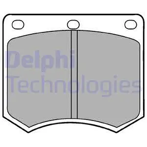 Brake Pad Set, disc brake (LP154)