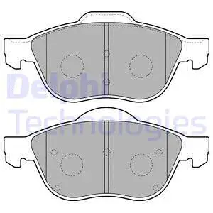 Brake Pad Set, disc brake (LP1844)