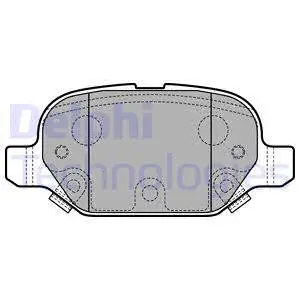 Brake Pad Set, disc brake (LP2761)