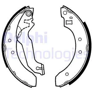 Brake Shoe Set (LS1249)