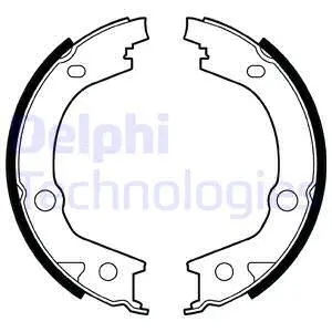 Brake Shoe Set, parking brake (LS2001)