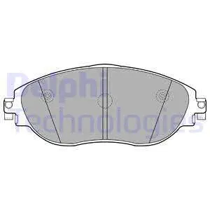 Brake Pad Set, disc brake (LP2250)