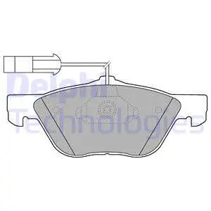 Brake Pad Set, disc brake (LP1537)