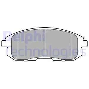 Brake Pad Set, disc brake (LP2148)