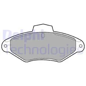 Brake Pad Set, disc brake (LP787)