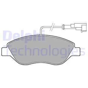 Brake Pad Set, disc brake (LP2299)