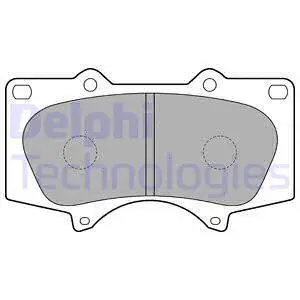 Brake Pad Set, disc brake (LP1782)