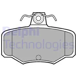Brake Pad Set, disc brake (LP617)