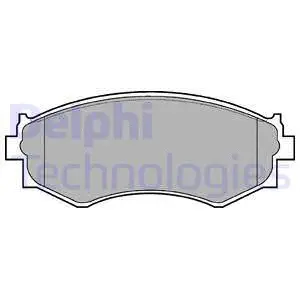 Brake Pad Set, disc brake (LP645)