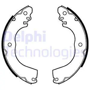 Brake Shoe Set (LS2111)