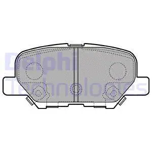 Brake Pad Set, disc brake (LP2501)
