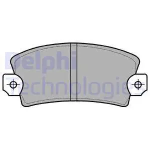 Brake Pad Set, disc brake (LP56)