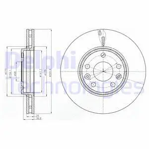 Brake Disc (BG4264C)