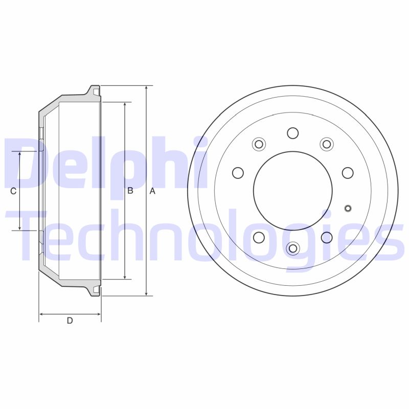 Brake Drum (BF608)