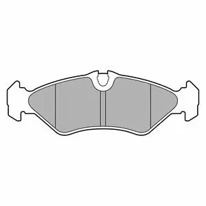 Brake Pad Set, disc brake (LP3664)
