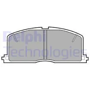 Brake Pad Set, disc brake (LP460)
