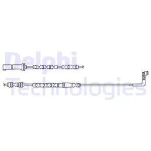 Warning Contact, brake pad wear (LZ0223)