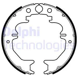 Brake Shoe Set, parking brake (LS2053)
