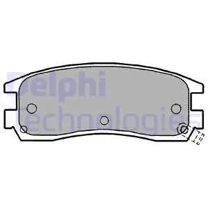 Brake Pad Set, disc brake (LP1150)