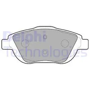 Brake Pad Set, disc brake (LP2164)