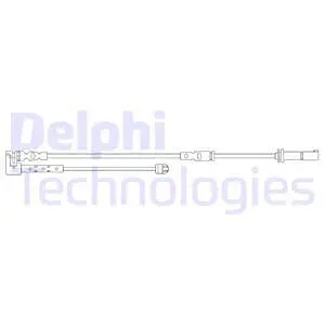 Warning Contact, brake pad wear (LZ0275)
