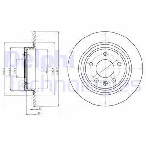 Brake Disc (BG4279C-18B1)