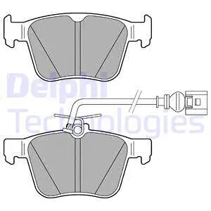 Brake Pad Set, disc brake (LP3267)