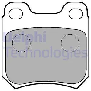 Brake Pad Set, disc brake (LP590)