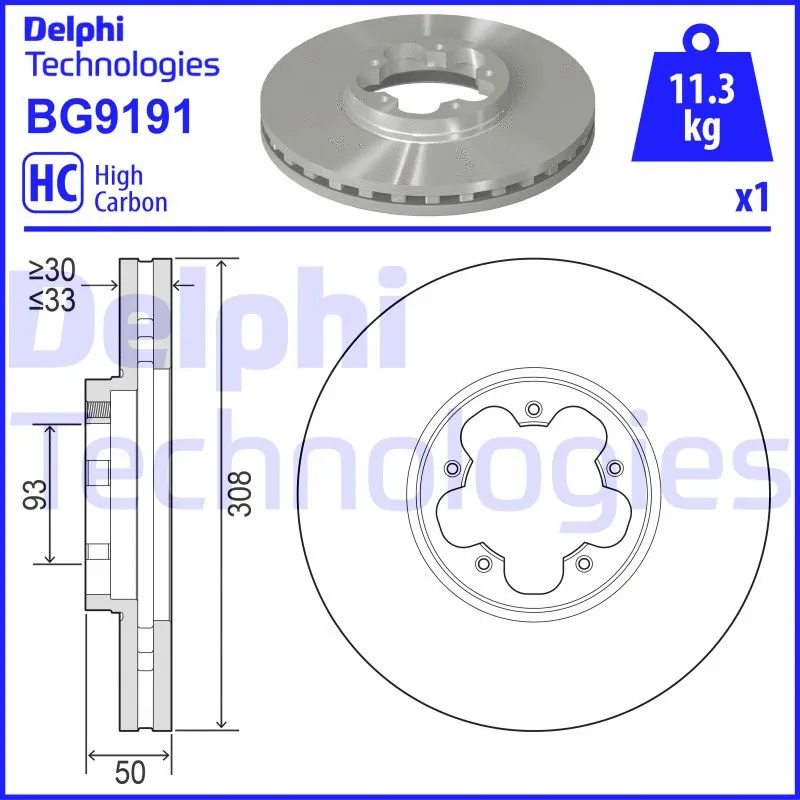 Brake Disc (BG9191)