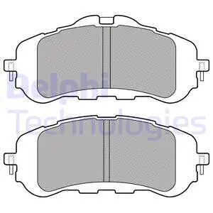 Brake Pad Set, disc brake (LP2506)