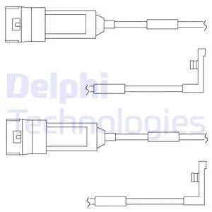 Warning Contact, brake pad wear (LZ0123)