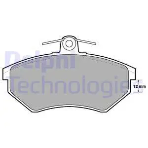 Brake Pad Set, disc brake (LP778)