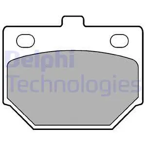 Brake Pad Set, disc brake (LP198)