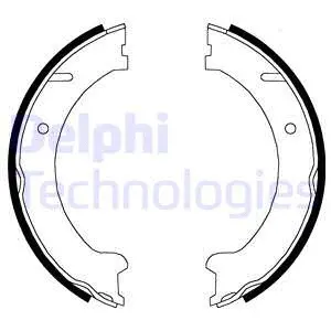 Brake Shoe Set, parking brake (LS1832)