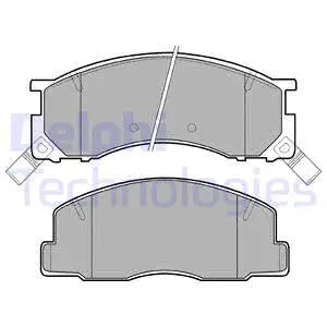 Brake Pad Set, disc brake (LP941)