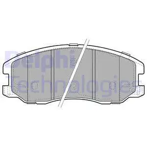 Brake Pad Set, disc brake (LP1987)