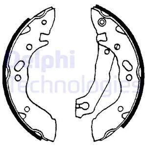 Brake Shoe Set (LS1609)
