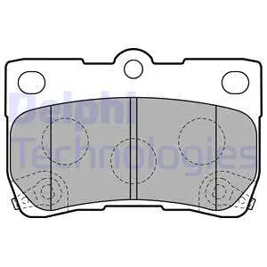 Brake Pad Set, disc brake (LP2130)