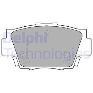 Brake Pad Set, disc brake (LP1102)