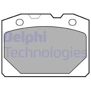 Brake Pad Set, disc brake (LP92)
