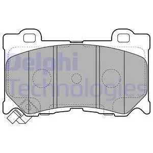 Brake Pad Set, disc brake (LP2156)