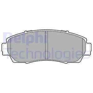 Brake Pad Set, disc brake (LP2046)